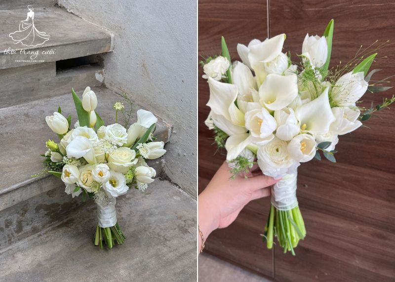 Hoa cưới mao lương mang vẻ đẹp tinh tế, nhẹ nhàng và thanh thoát