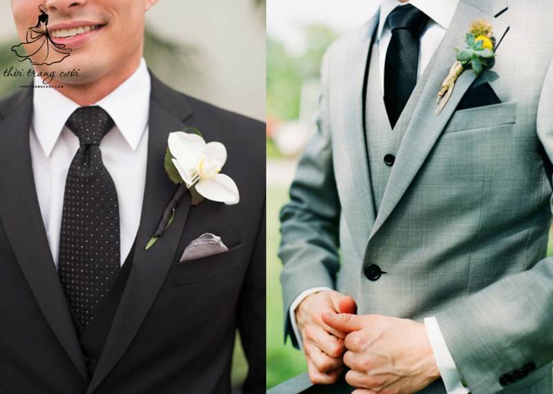 Cà vạt đẹp giúp chú rể ghi điểm ngay từ ánh nhìn đầu tiên
