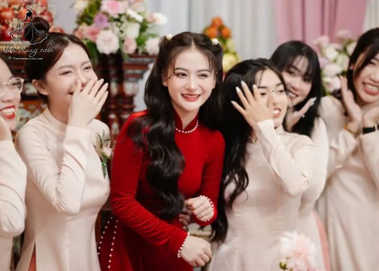 Các kiểu tóc cô dâu mặc áo dài cưới: Sang trọng, tinh tế và hợp xu hướng