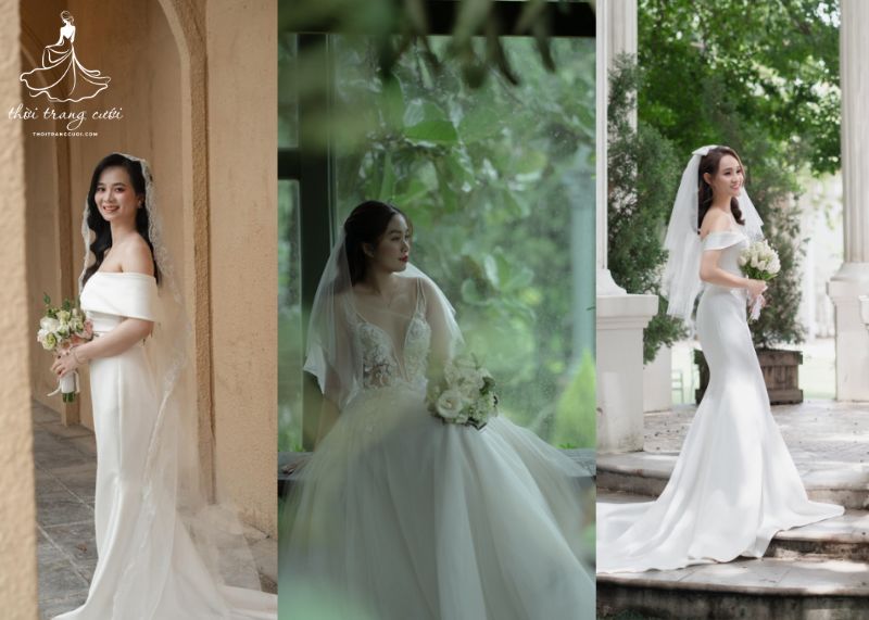 Các mẫu váy cưới ưa chuộng của nhà Canary Wedding Studio