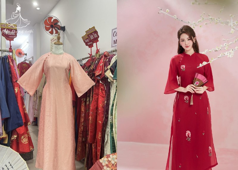 Review tiệm áo dài cưới Cho thuê áo dài Sài Gòn tại Quận 4
