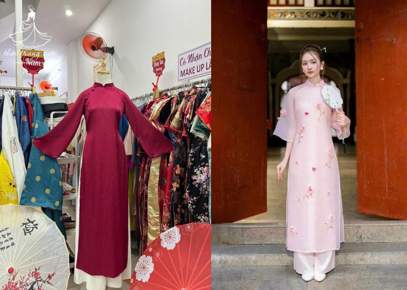 Mức giá thuê áo dài cưới dao động từ 500K đến 2 triệu đồng tùy theo mẫu mã và thiết kế.