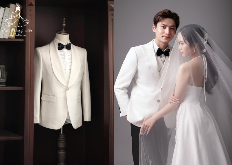 Top 7+ mẫu vest trắng chú rể cho và bí quyết mặc vest đẹp