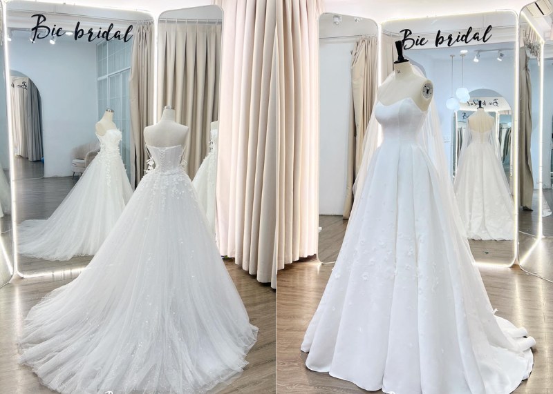 Bie Bridal là một trong những tiệm váy cưới đẹp tại Sài Gòn được các cô dâu tin tưởng