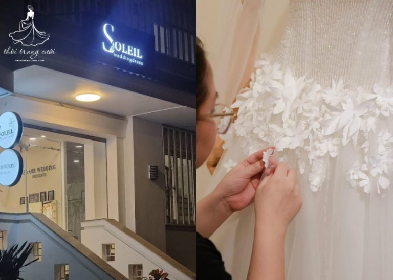 Review studio váy cưới Soleil Bridal nổi tiếng tại Quận 3 Sài Gòn