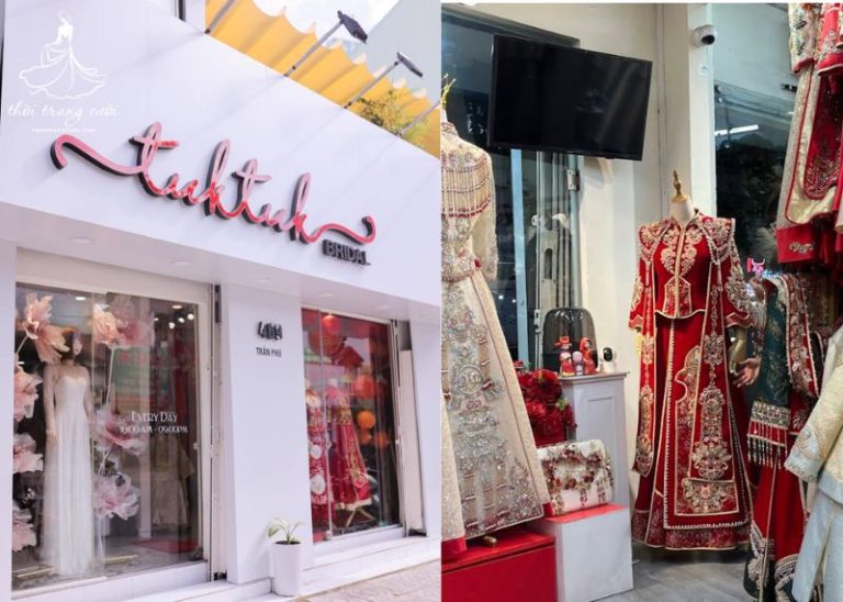 Review tiệm áo cưới trung hoa TukTuk Bridal Quận 5 Sài Gòn