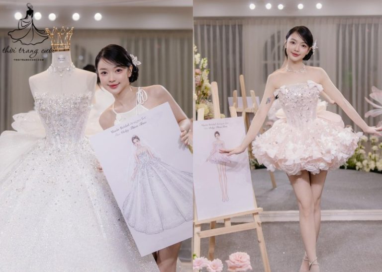 Top 10+ tiệm may áo cưới đẹp ở TPHCM được cô dâu yêu thích
