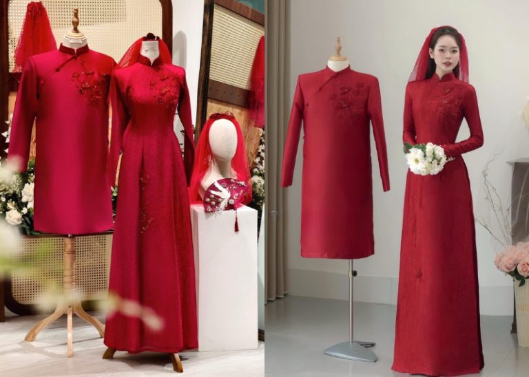 Top 12 tiệm may áo dài cưới đẹp ở Sài Gòn chất lượng nhất