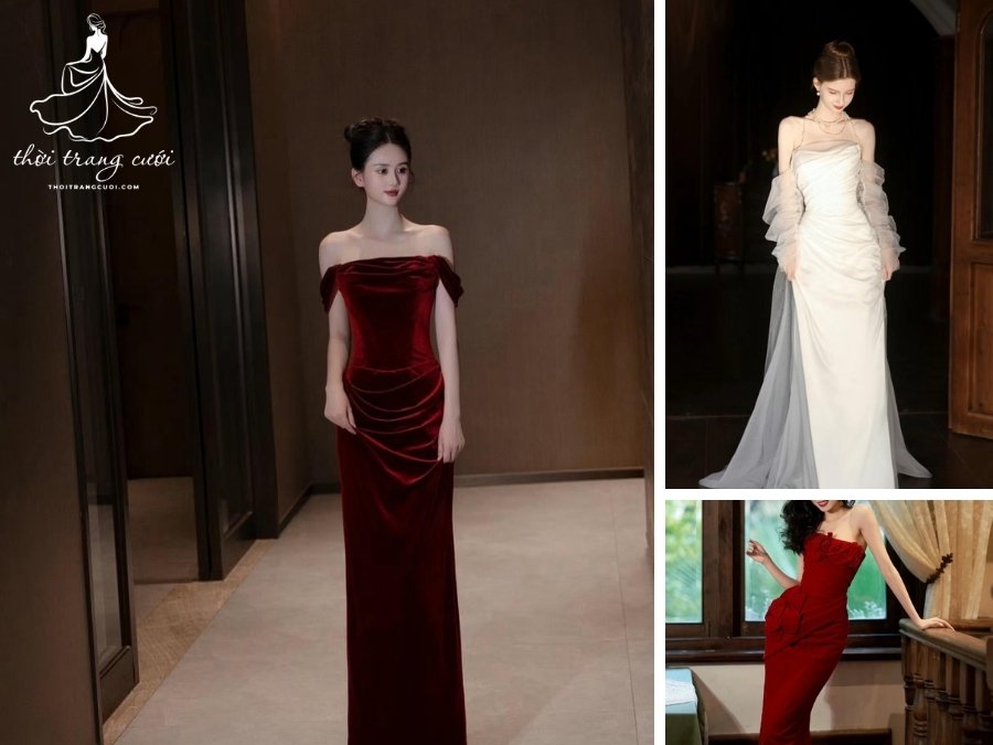 Lựa chọn váy cưới đi bàn  phù hợp với vóc dáng
