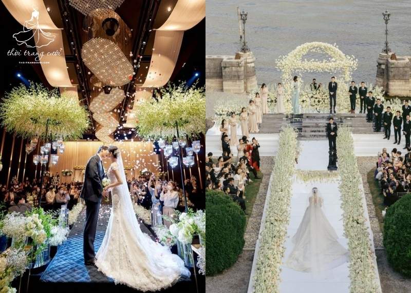 Nghi thức lễ thành hôn thể hiện sự kết nối giữa hai gia đình và tổ tiên