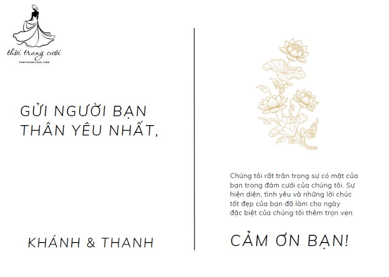 Thiệp cưới bông sen kỹ thuật số tiện lợi, hiện đại và thân thiện môi trường