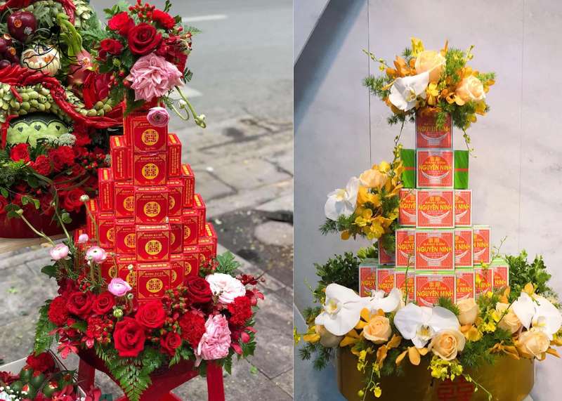 Tráp bánh cốm / bánh phu thê