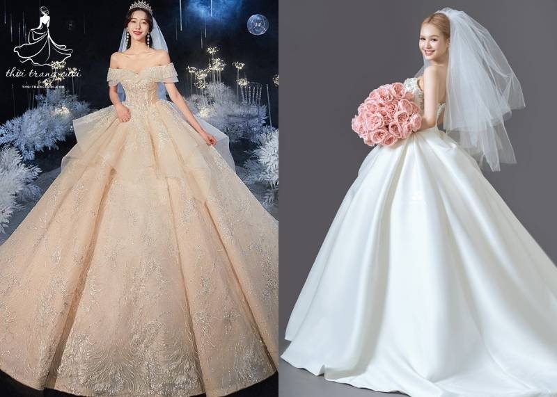 Váy cưới công chúa không chỉ là trang phục, mà là một giấc mơ được thực hiện