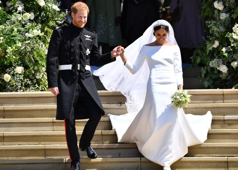 Tuyệt phẩm váy cưới hoàng gia của Công nương Meghan Markle
