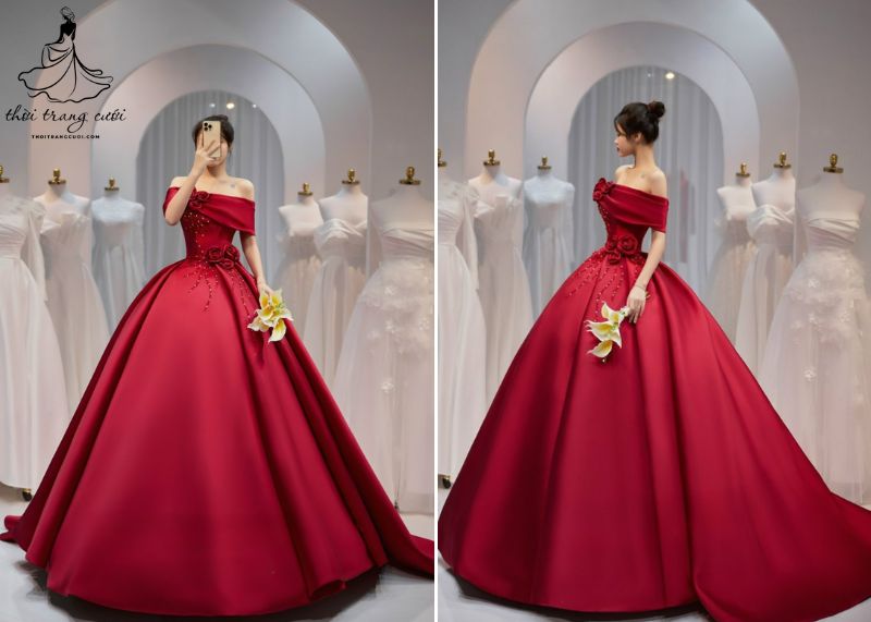Ý nghĩa của váy cưới màu đỏ trong văn hóa cưới