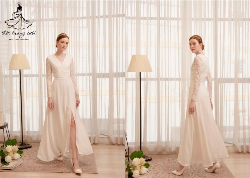 Mẫu váy cưới Pansy đơn giản nhưng cuốn hút