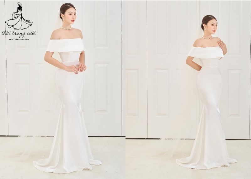 Váy cưới Pansy nhẹ nhàng pha nét cổ điển