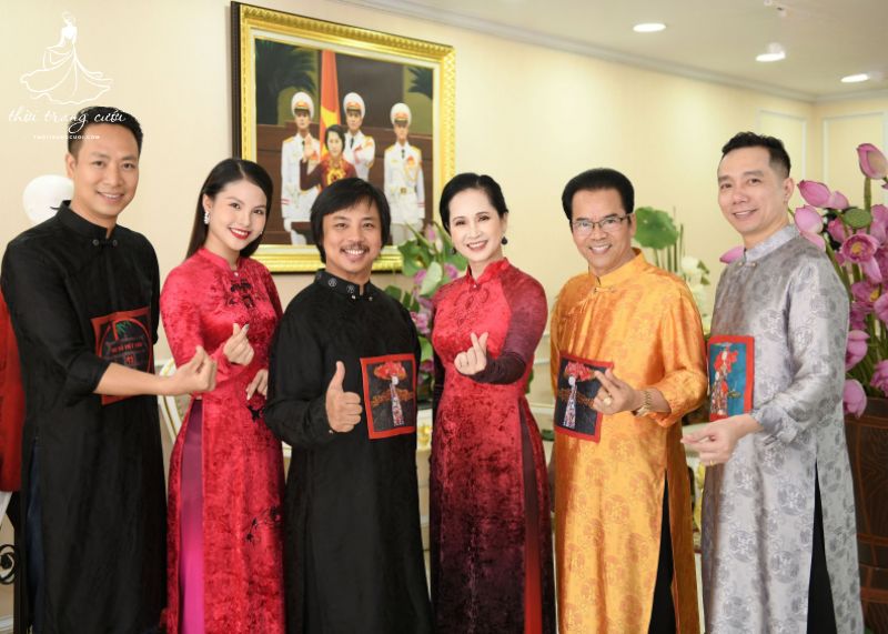 Top mẫu áo dài đi họ đám cưới