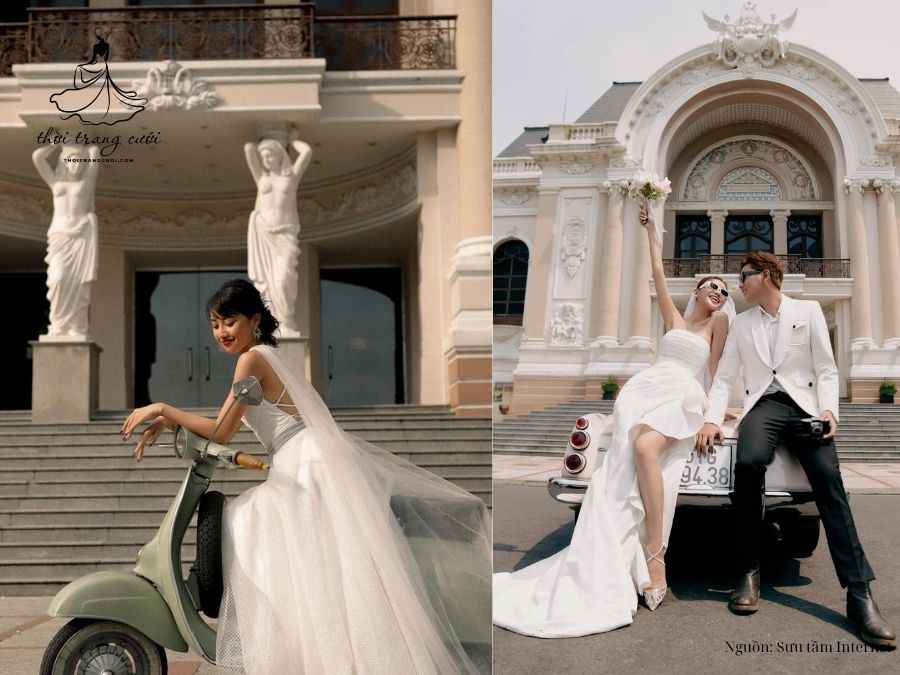 Chụp hình cưới tại Nhà hát Thành phố