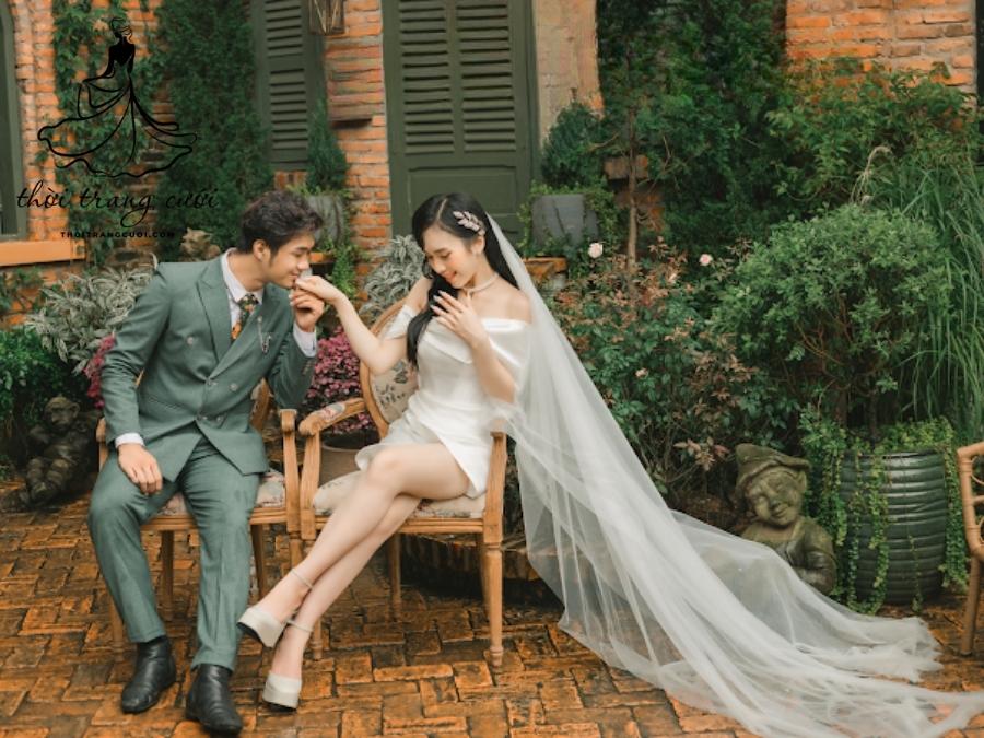 Ảnh cưới studio đẹp như phim Hàn Quốc