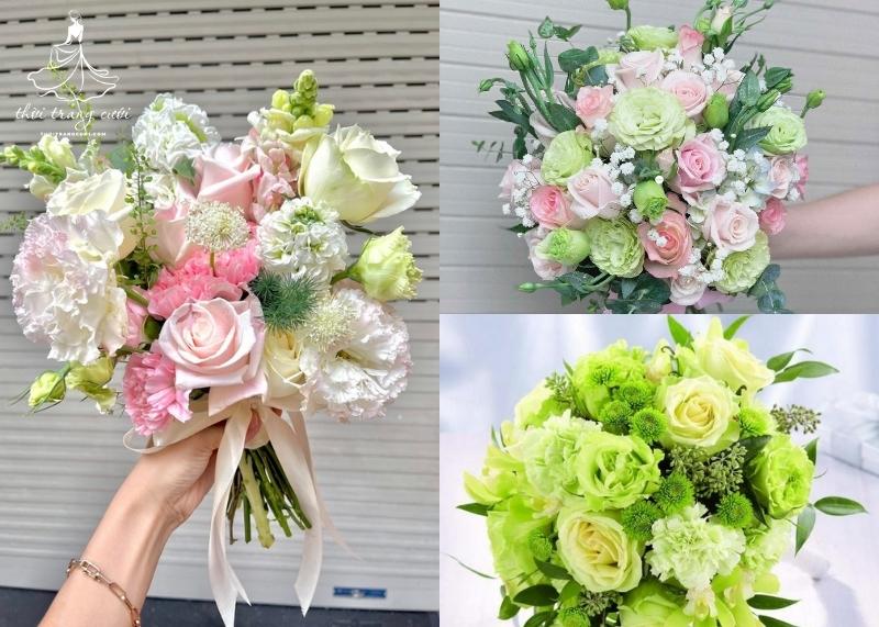 Hoa cát tường phối rustic hợp tiệc cưới ngoài trời