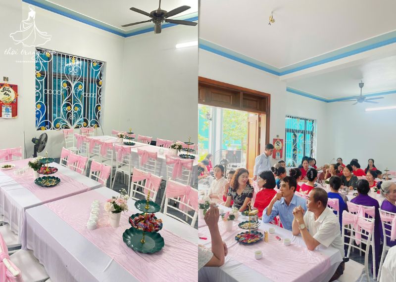 Thành phần tham dự buổi lễ dạm ngõ miền Bắc