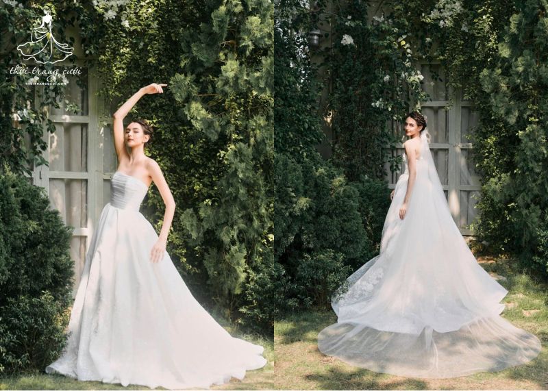 Thiết kế váy Dior tại Việt Nam mang hơi thở châu Âu hiện đại