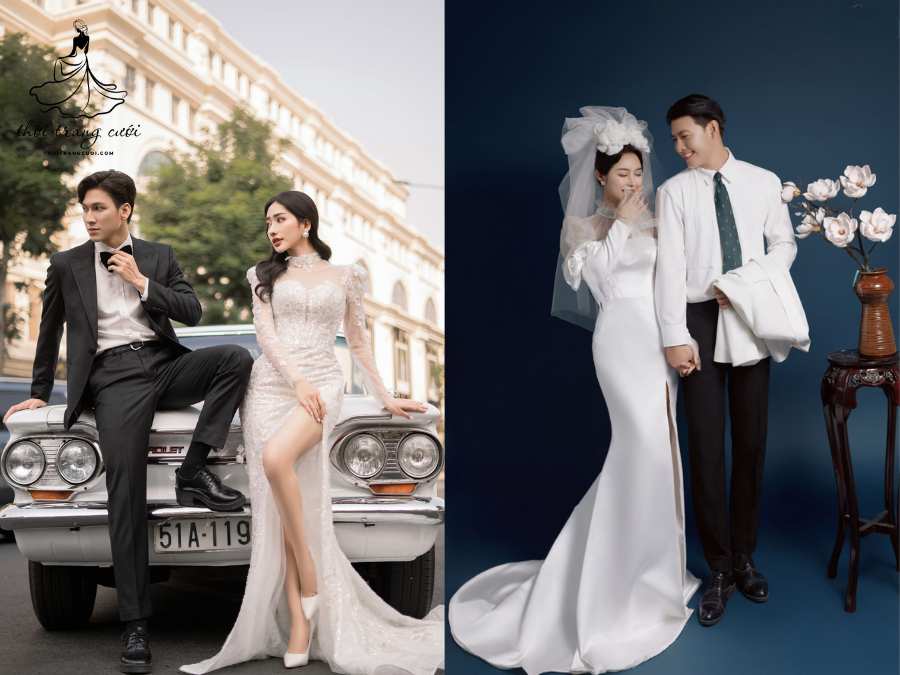 các concept chụp ảnh cưới trong studio