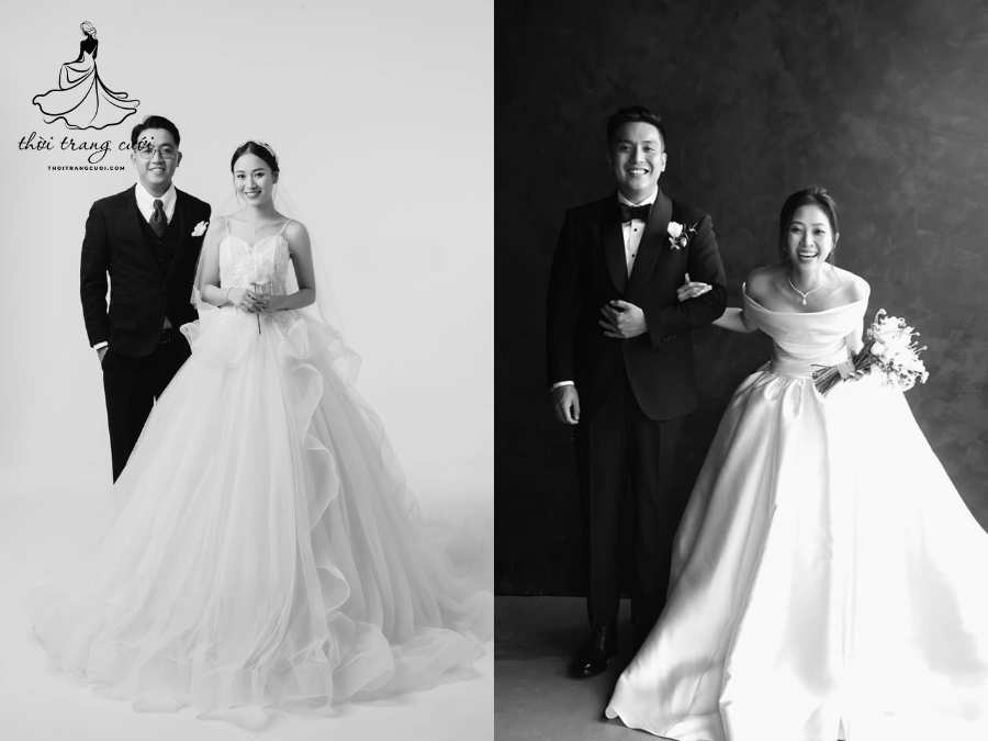 các concept chụp ảnh cưới trong studio 