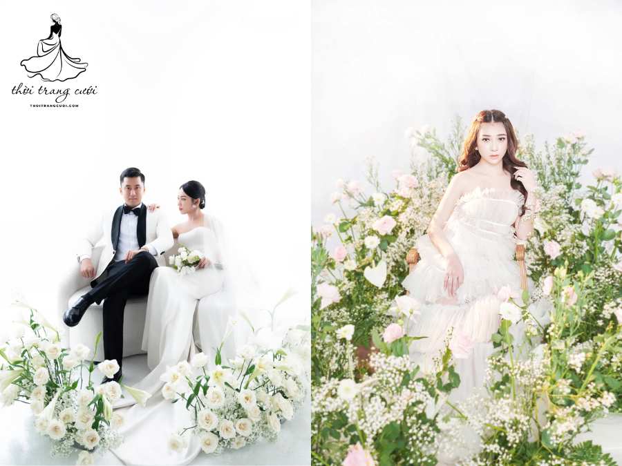 các concept chụp ảnh cưới trong studio