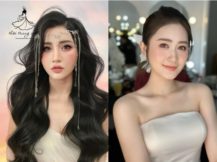 Giá makeup cô dâu tại  Bonnie Makeup - Tone dịu dàng, biến hóa linh hoạt nhiều phong cách