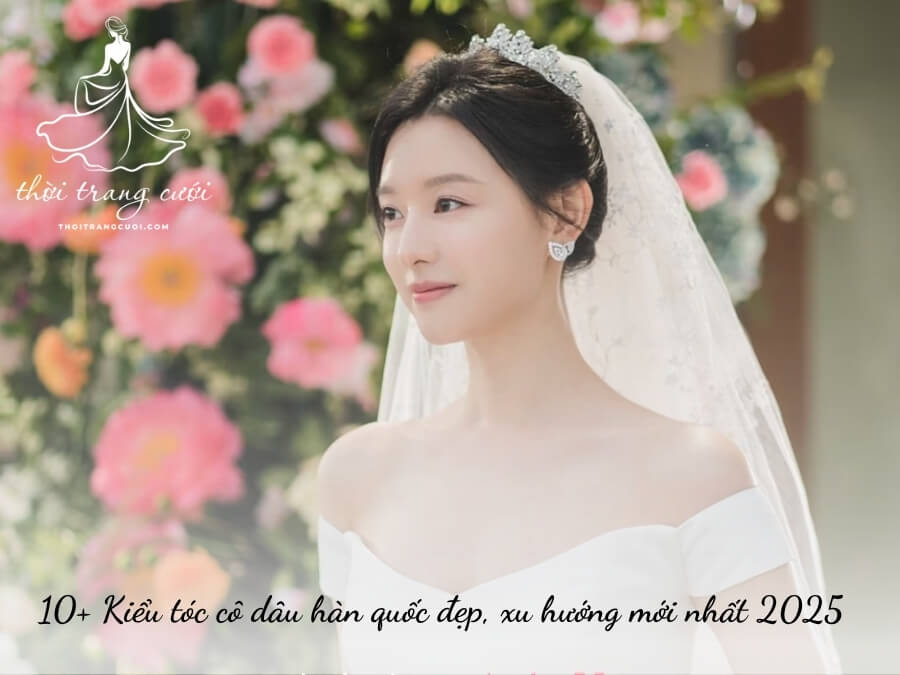 Kiểu tóc cô dâu hàn quốc đẹp
