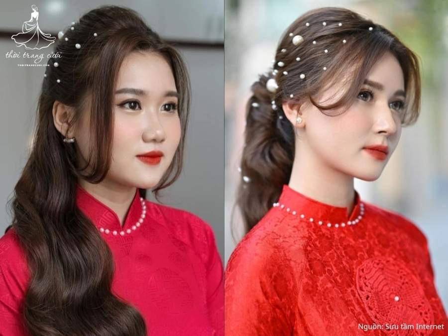 Kiểu tóc buộc đơn giản thanh lịch