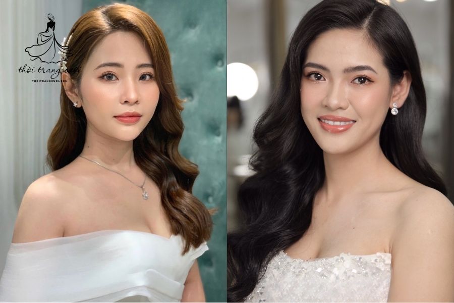 Makeup cô dâu với tông màu ấm áp và trong trẻo
