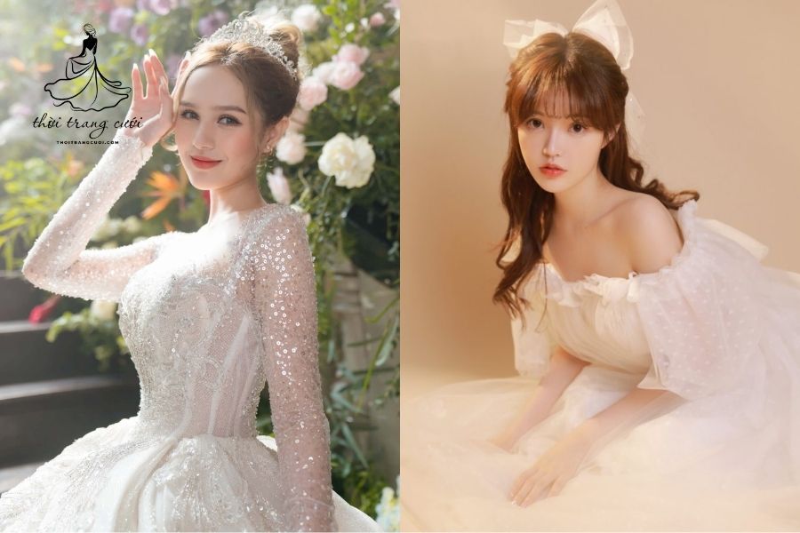 Phong cách trang điểm cô dâu dịu dàng, nữ tính
