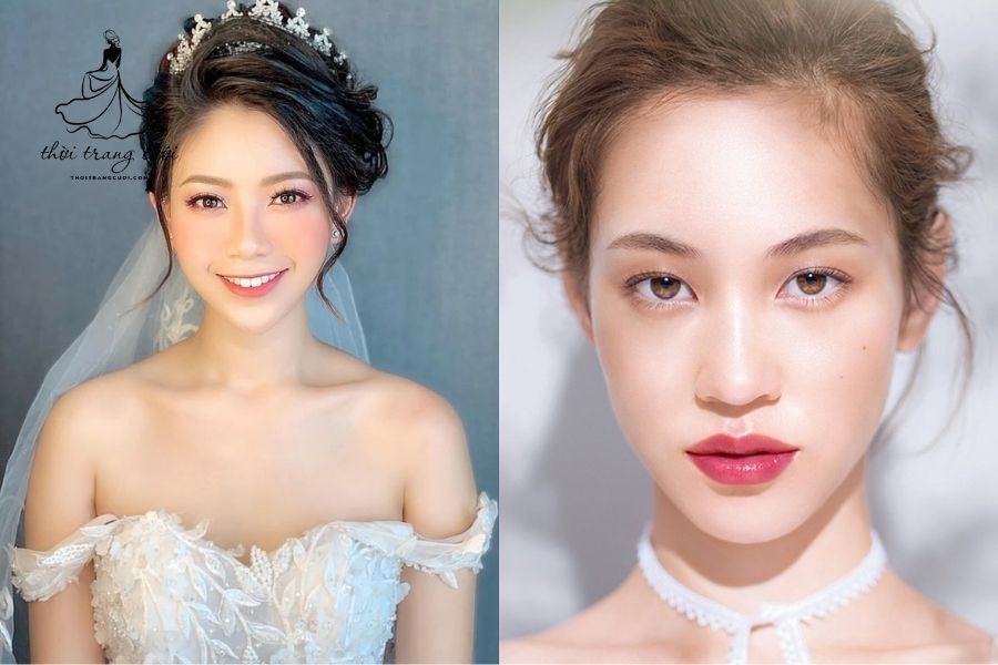 Makeup cô dâu tươi tắn và rạng rỡ

