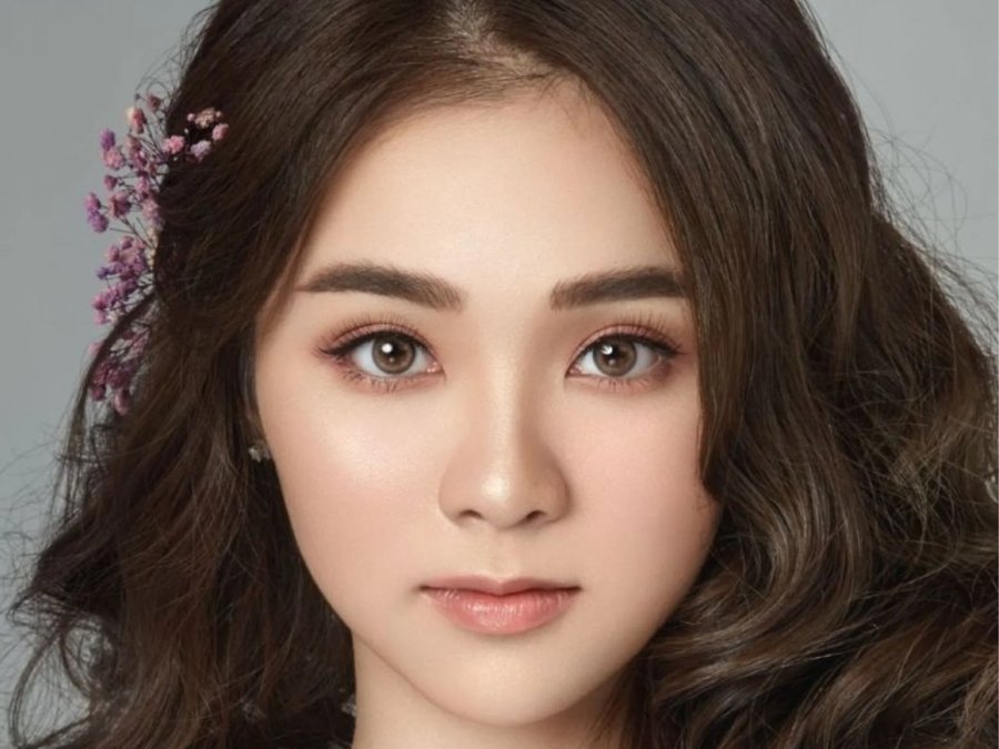 Makeup cô dâu mặt tròn phong cách Hàn Quốc
