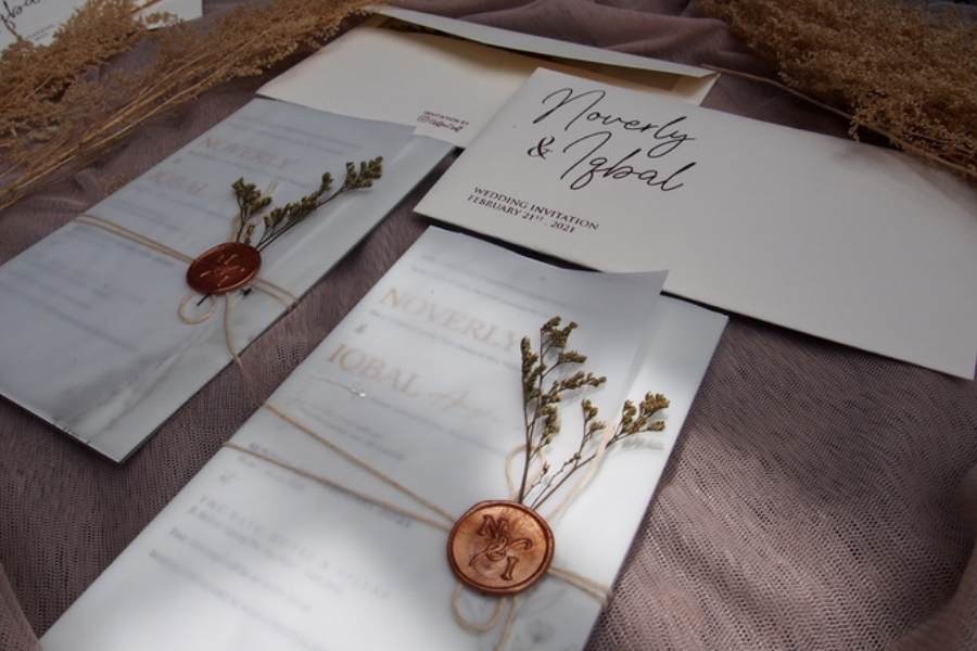 Thiệp cưới cổ điển - Phong cách handmade độc bản

