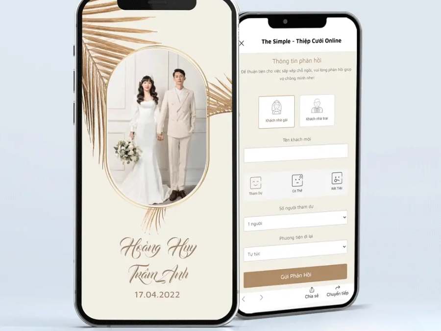Thiết kế và gửi thiệp cưới online cần lưu ý tính bảo mật và sự chính xác thông tin