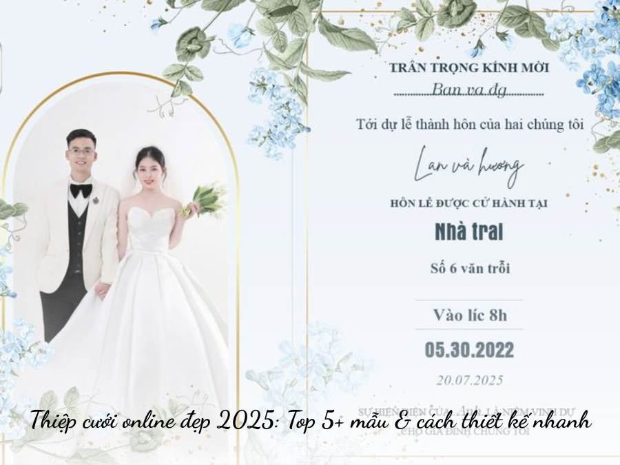 Thiệp cưới online