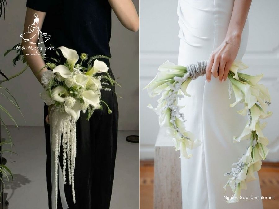 Bó hoa cưới rum thể hiện một tình yêu nhẹ nhàng

