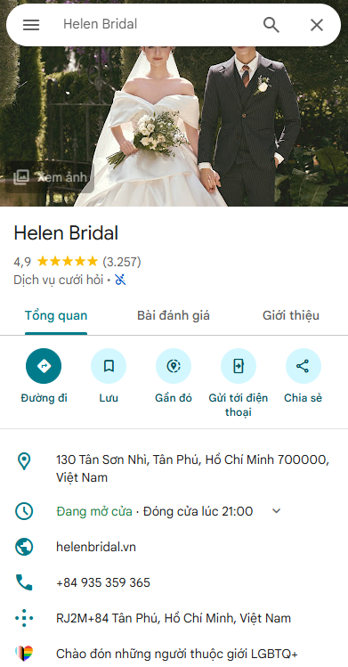 helen bridal